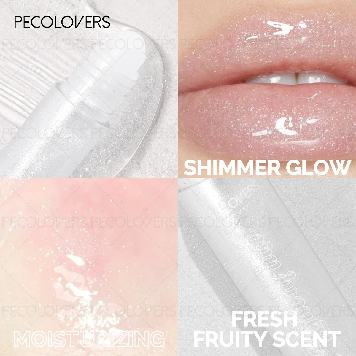1PC Roll-on Lip Oil Plumper Lip Gloss, Lightweight & Sparkling, Long Lasting Lips Makeup Cosmetics