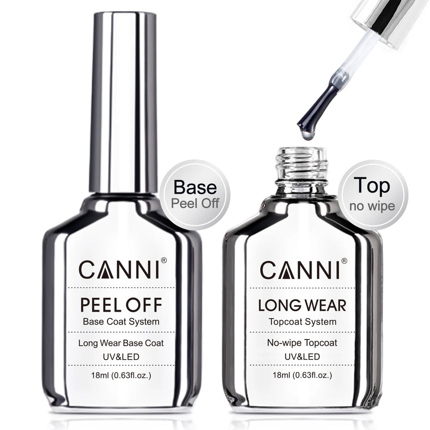 Canni Jelly Pink Nail Gel Polish French Nail Nude Color Gel Varnish Long Wear Diamond No Wipe TopCoat Nail Manicure Nail Lacquer