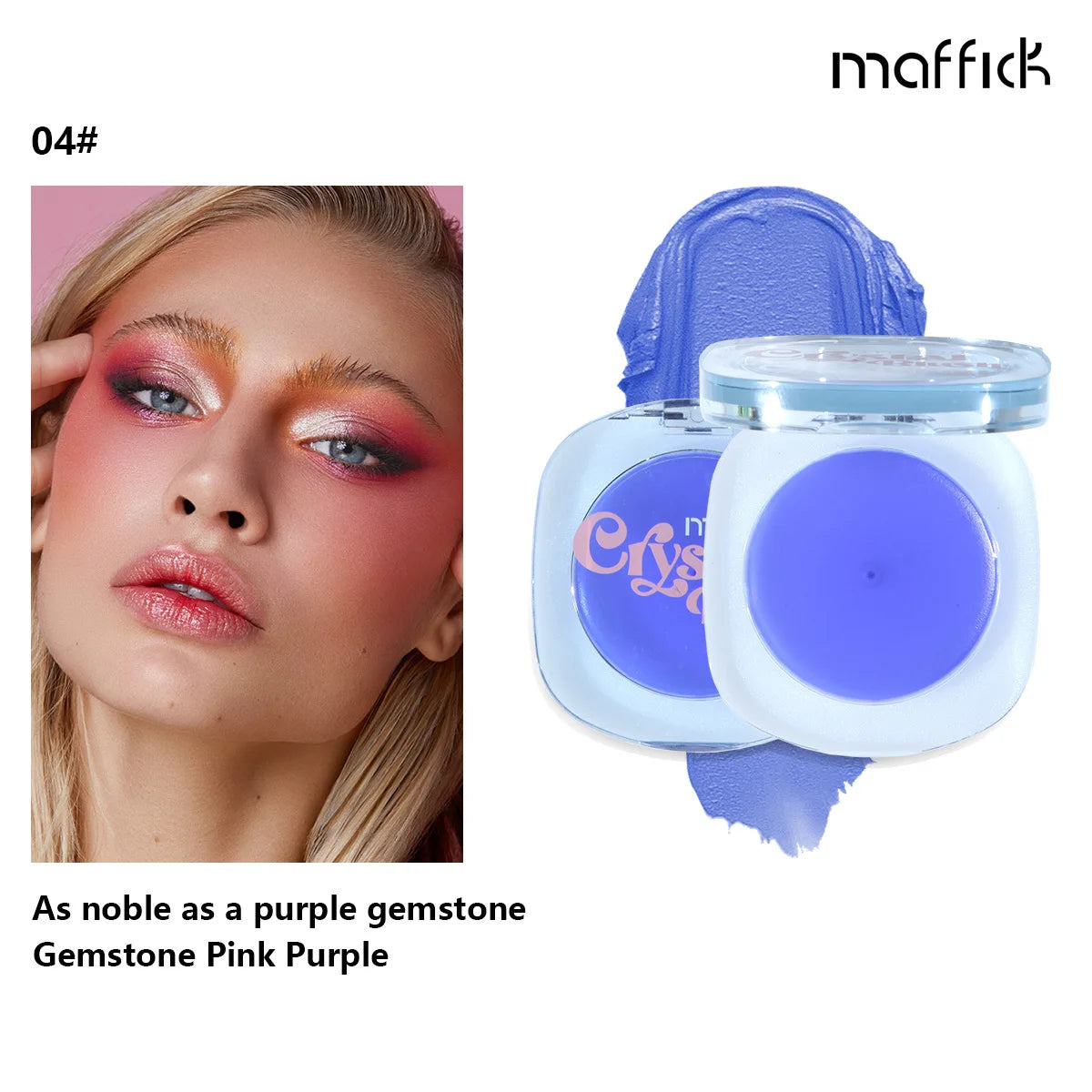 Temperature-Activated Blush - Crystal Clear to Color Shift, Natural Nude Glow & Gradient Effect, Long-Lasting & Waterproof Cream