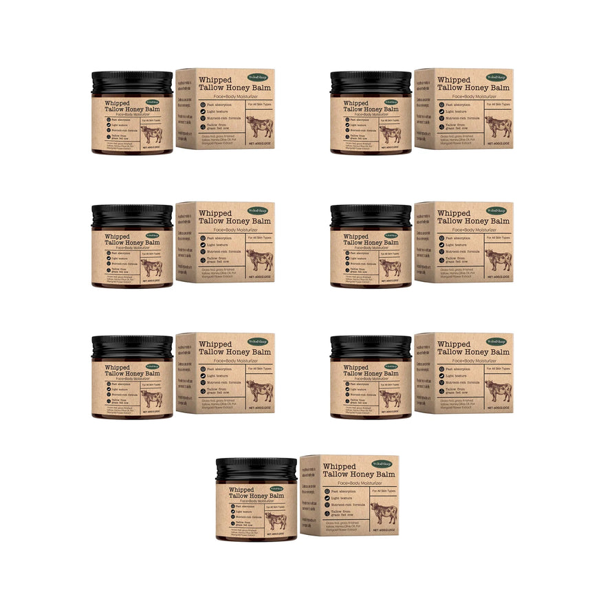 WoodSleep Beef Tallow Paste Deeply Moisturizer Brightening Wrinkle Remover Grass Fed Tallow Wild Honey Face Body Cream Skin Car