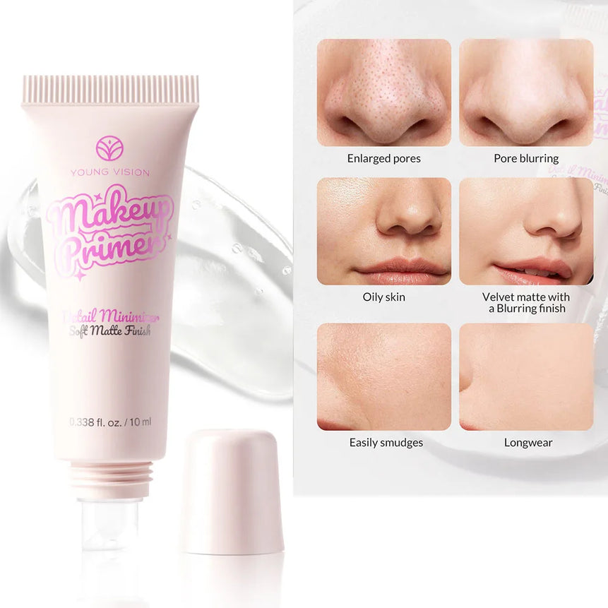 Light Mist Water Resistant Oil Control Brightening Complexion Matte Concealer Setting Powder with Powder Puff