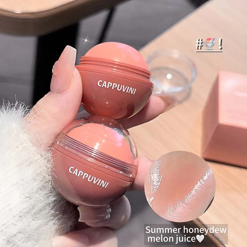 Cappuvini Vitality Juicy Blush Ball Natural Rosy Long-Lasting High Color Blusher Cream Face Makeup Rouge