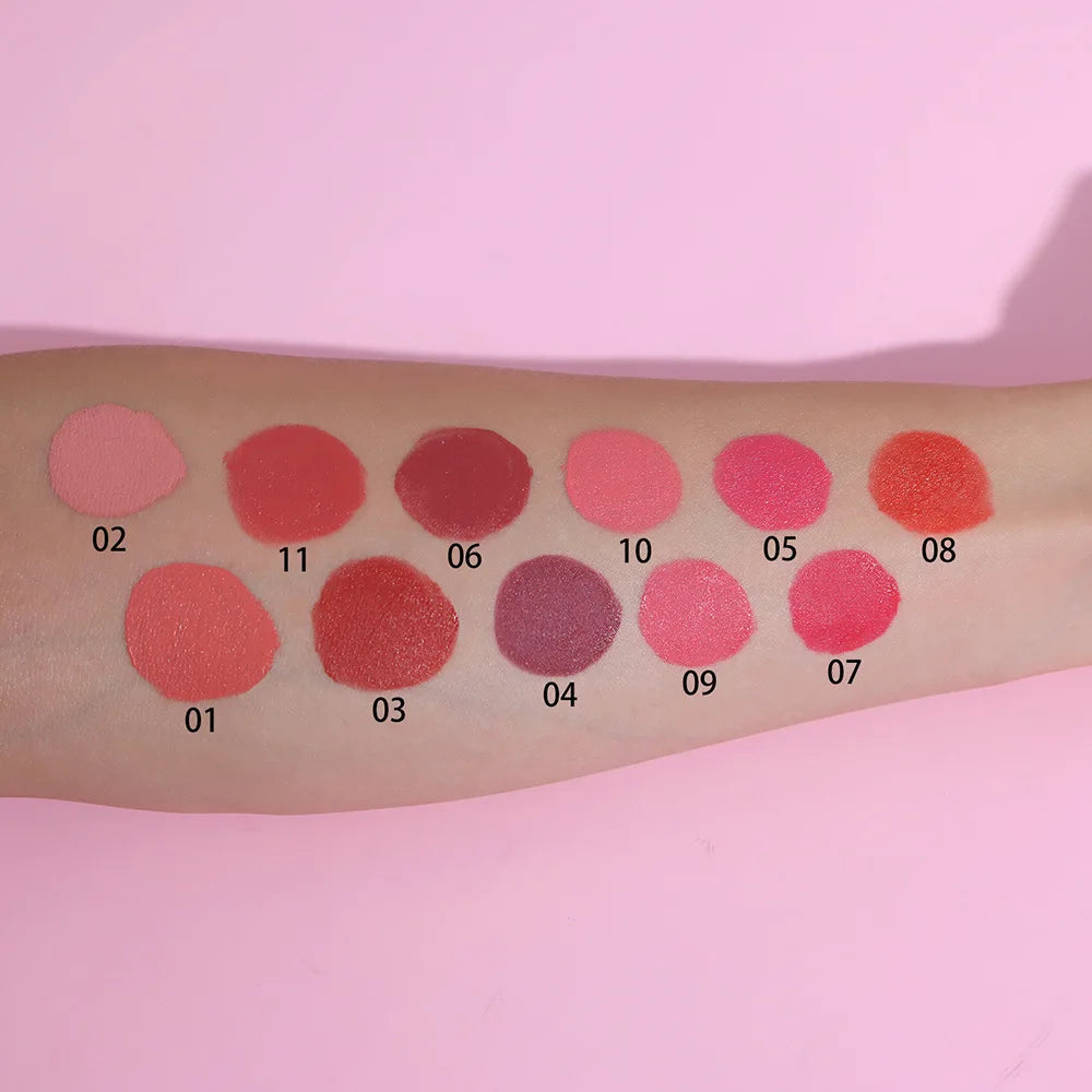 Face Liquid Blusher Makeup Long-lasting Matte Make Up Natural Cheek Contour Blush Cosmetics
