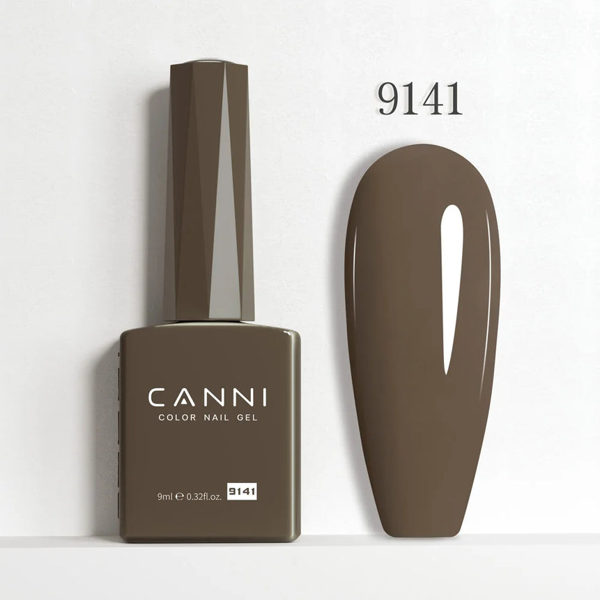 9ml CANNI HEMA/TPO FREE Nude Pink Color Nail Gel Polish Full Coverage Semi Permanent Long Wear Top Coat Venalisa Gel Varnish