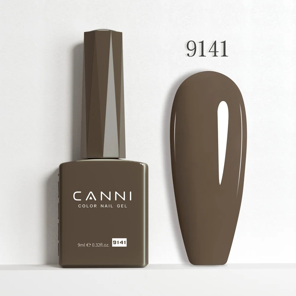 9ml CANNI HEMA/TPO FREE Nude Pink Color Nail Gel Polish Full Coverage Semi Permanent Long Wear Top Coat Venalisa Gel Varnish