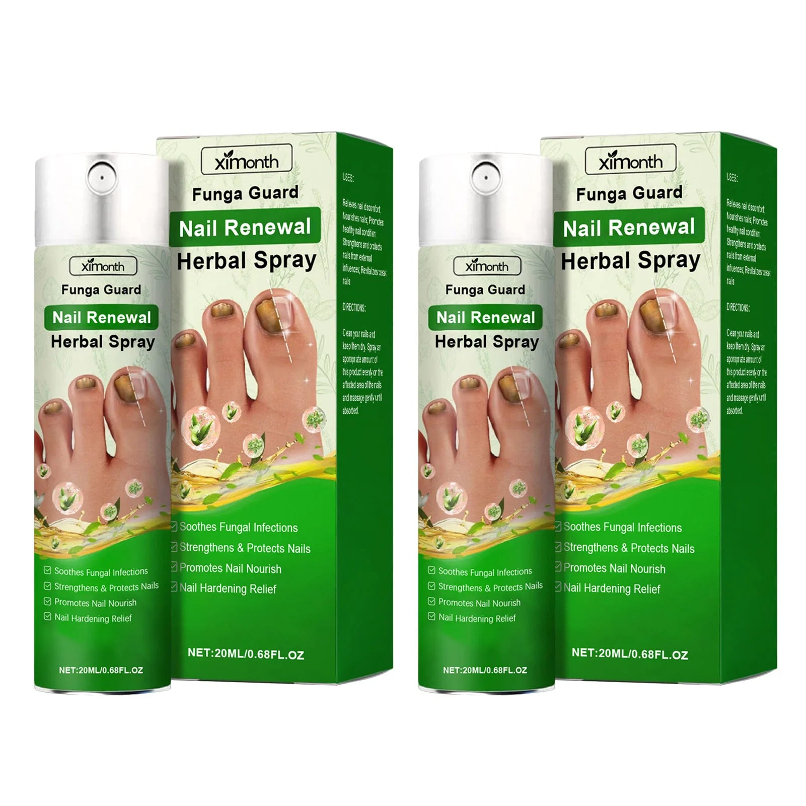 Nail-Fungal Treatments For Toenails Herbal Ingredients For Remove Onychomycosis Treatment Gentle Nourishing Nail Care Products