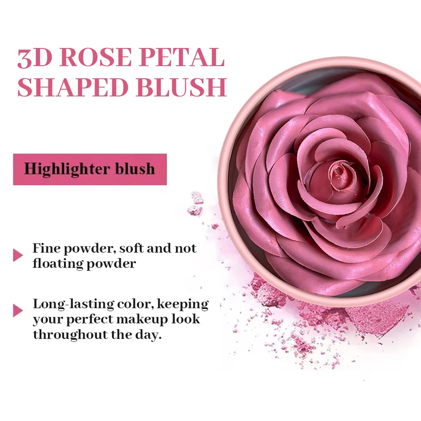Single Color Matte Petal Blush Palette Highgloss Contouring Cream Contour Makeup Rouge for Women Beauty Cosmetics Makeup Palette