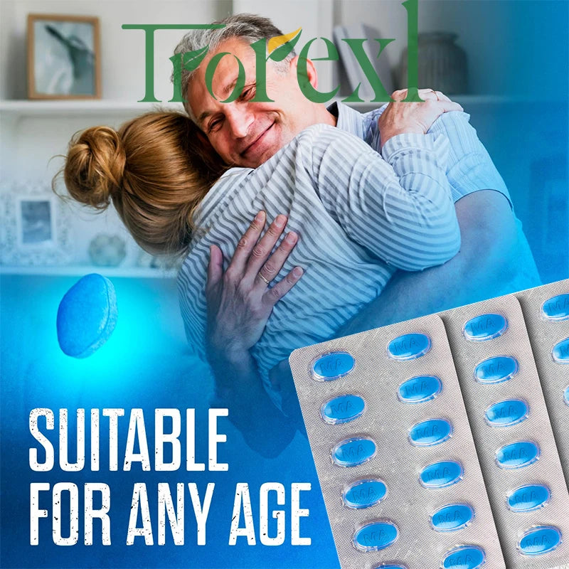 Natural Oyster & Ginseng Blue Pills Male Enhancing Supplement Support Energy & Stamina 36-360 Tablets