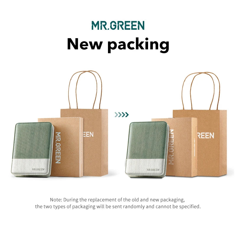 MR.GREEN Manicure Sets Pedicure Kits Stainless Steel Nail Clipper Personal Care Tools with PU Leather Case