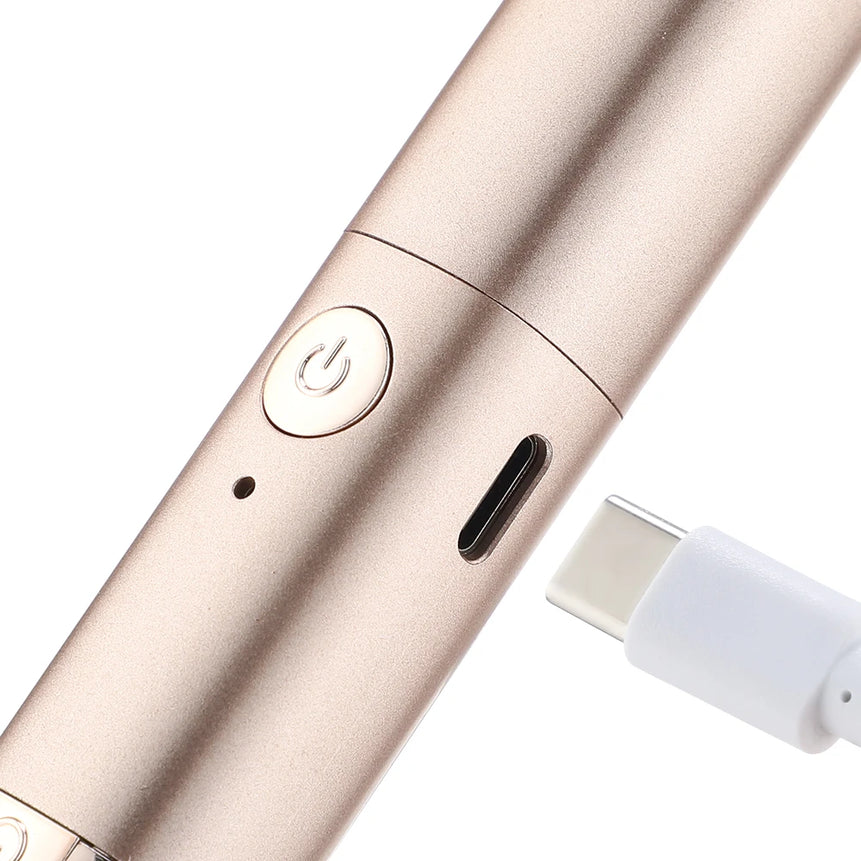 2-IN-1 Eyelash Curler USB Rechargeable Heated Eyelash Curling Clip Mascara Help Lifting Of Eyelash Eyebrow Trimmer Hair Shaver