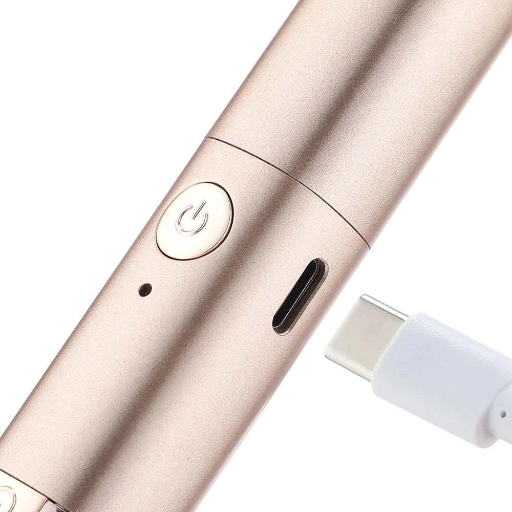 2-IN-1 Eyelash Curler USB Rechargeable Heated Eyelash Curling Clip Mascara Help Lifting Of Eyelash Eyebrow Trimmer Hair Shaver