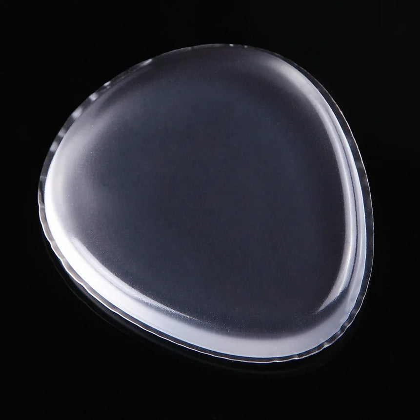 Silicone Makeup Sponge, Clear Applicator & Blender Cosmetic Puff BB Pad for all Liquid Foundation Cream Cosmetic Beauty Tools