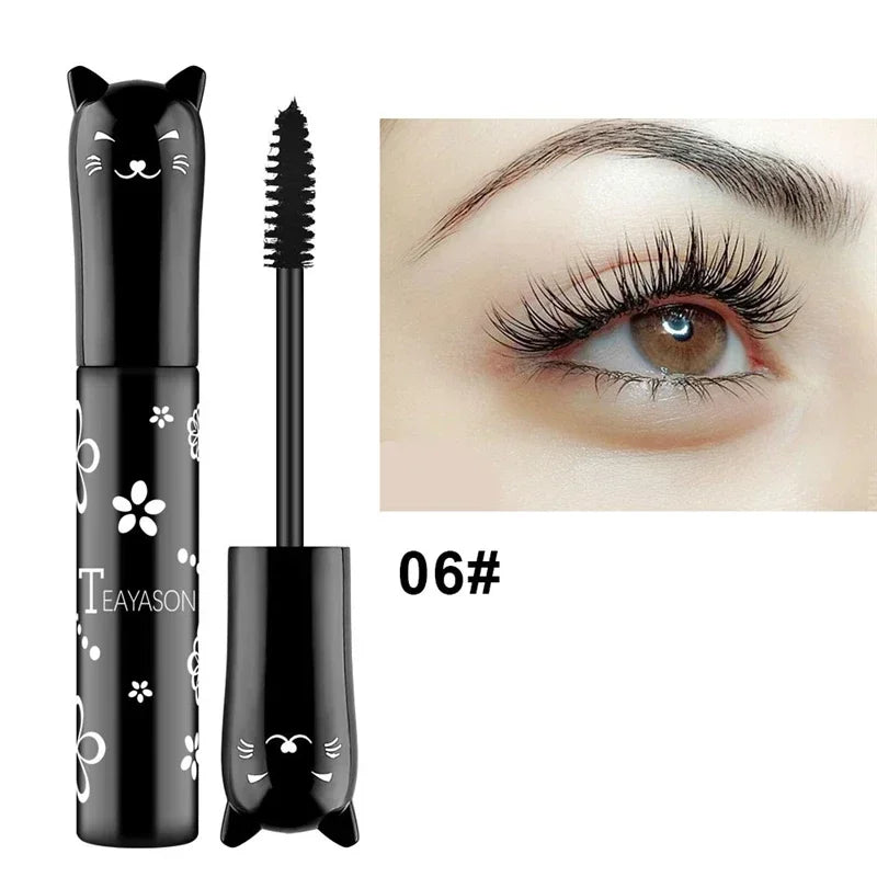 5 Colors Mascara Eyelashes Curling Extension Pink Purple Blue White Mascara Non-smudge Waterproof Fast Dry Long-lasting Makeup