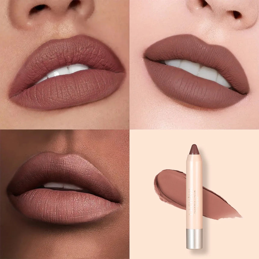 Long Lasting Hydrating Lipstick - Natural Look, Creamy Texture, All Skin Types Compatible, High Pigment Range with Brown, Moistu