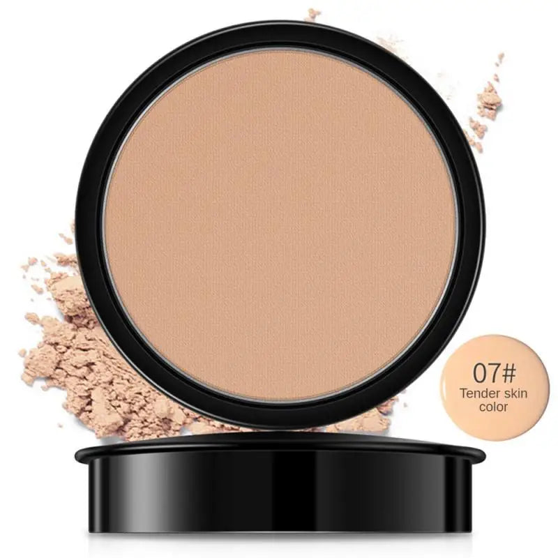 Velvet Matte Honey Pressed Powder Lightweight Breathable Powder Oil Control Long Lasting Waterproof Facial Makeup Powder