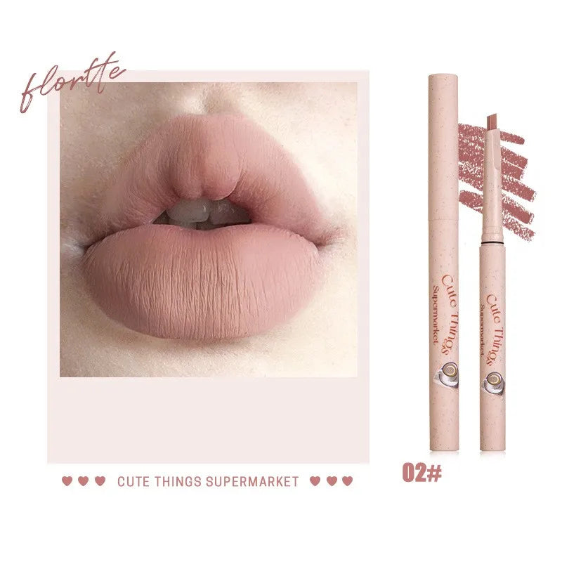 New Slim Lip Liner Long Lasting High Pigments Waterproof Lady Charming Lip Liner Contour Makeup Lipstick Tools FLORTTE