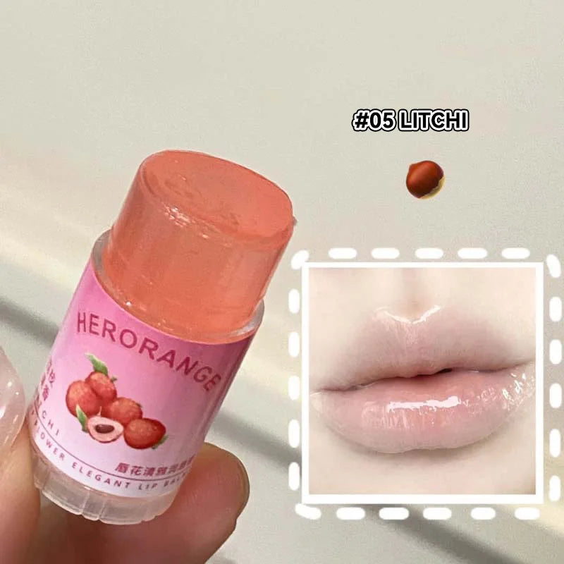 Herorange Lip Balm: Elegant and Moisturizing, Deeply Hydrating, Prevents Chapped Lips, a Must-Have for Autumn and Winter, Improves Lip Lines, Tinted Version, Naturally Enhances Makeup, Perfect for Daily Use and Commuting.