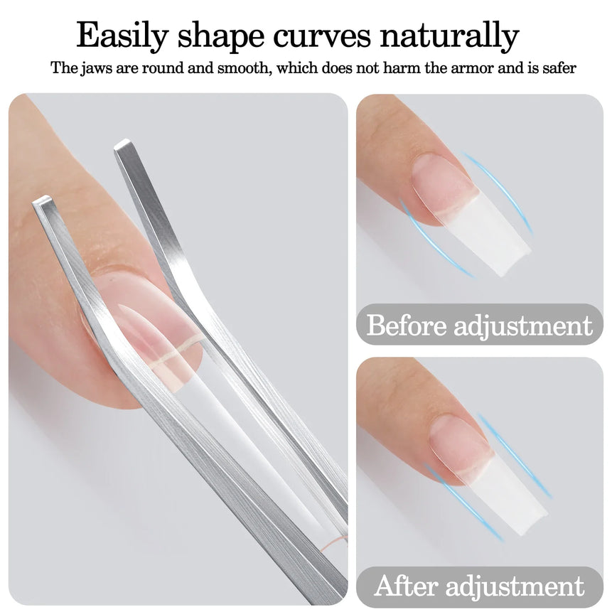 1/4/5/7Pc Professional Stainless Steel Nail Care Tools Double Head Cuticle Pusher Cuticle Nipper Nail Cuticle Remover Accessorie