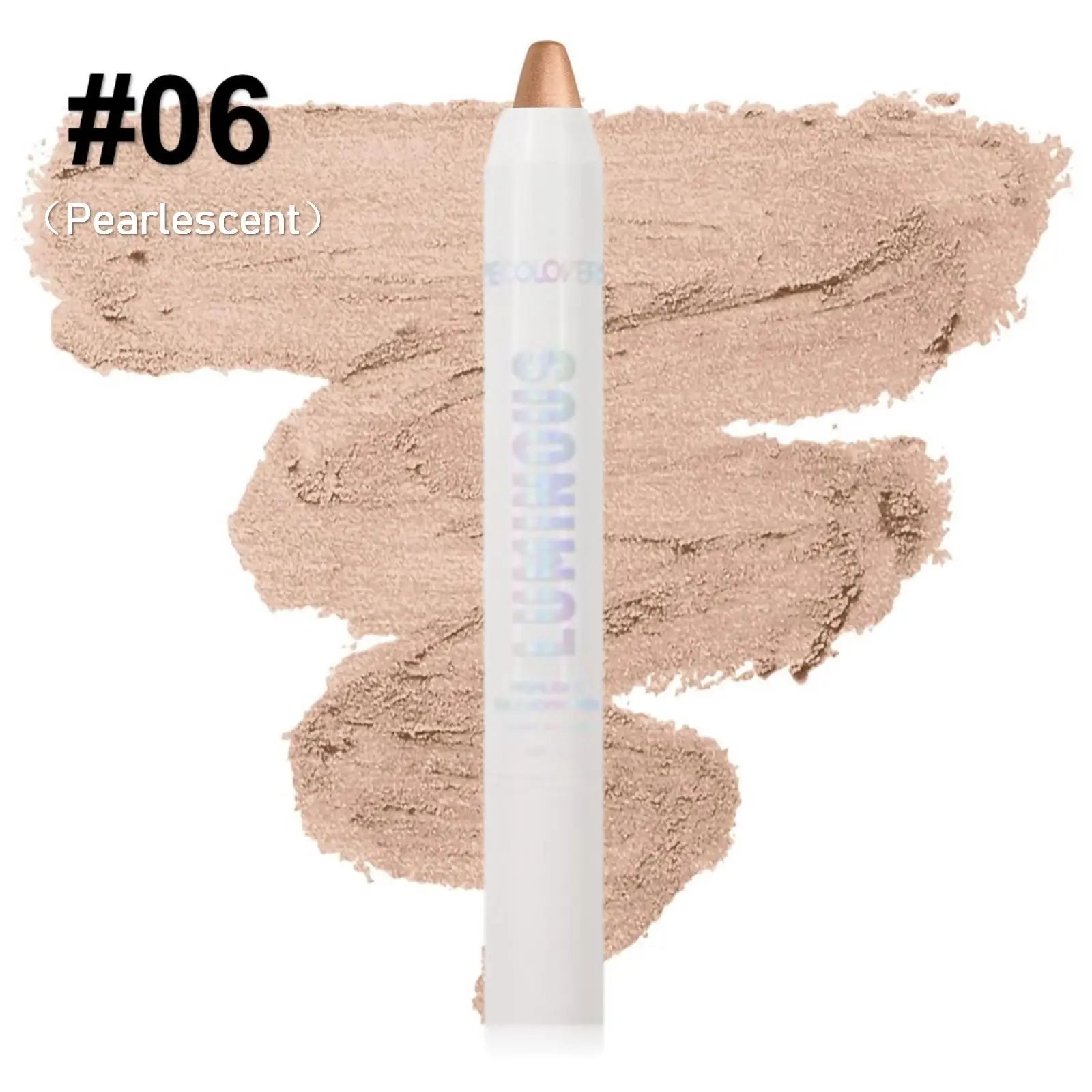 Brightening Face Glitter Highlighter Stick Eyeshadow Pearlescent White Nude Brown Highlight Makeup High Gloss Face Contour Stick