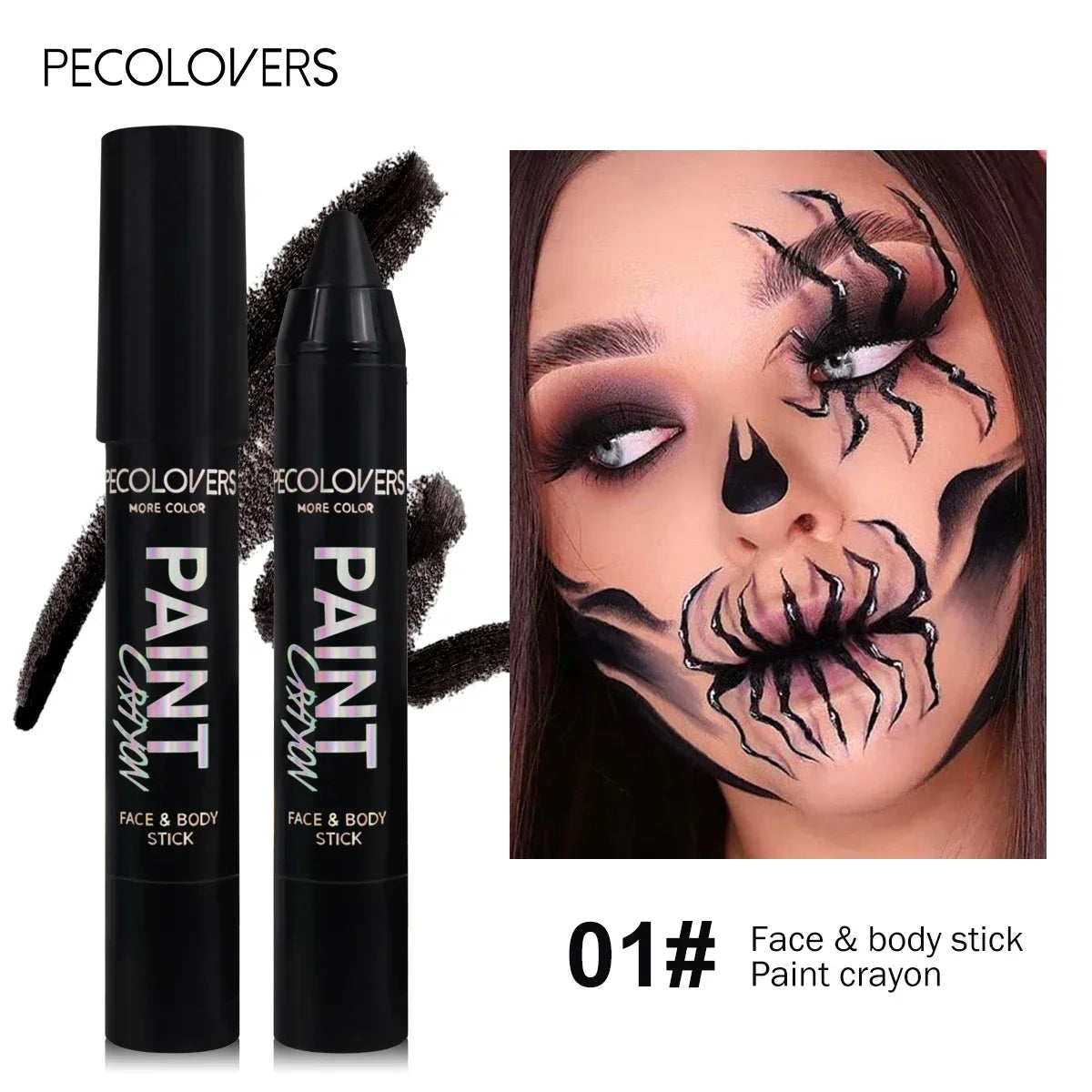 1PC Colorful Facial and Body Paint Sticks - Waterproof, Gentle Texture, Long-lasting, Suitable for Party, Ideal for Women's Gift