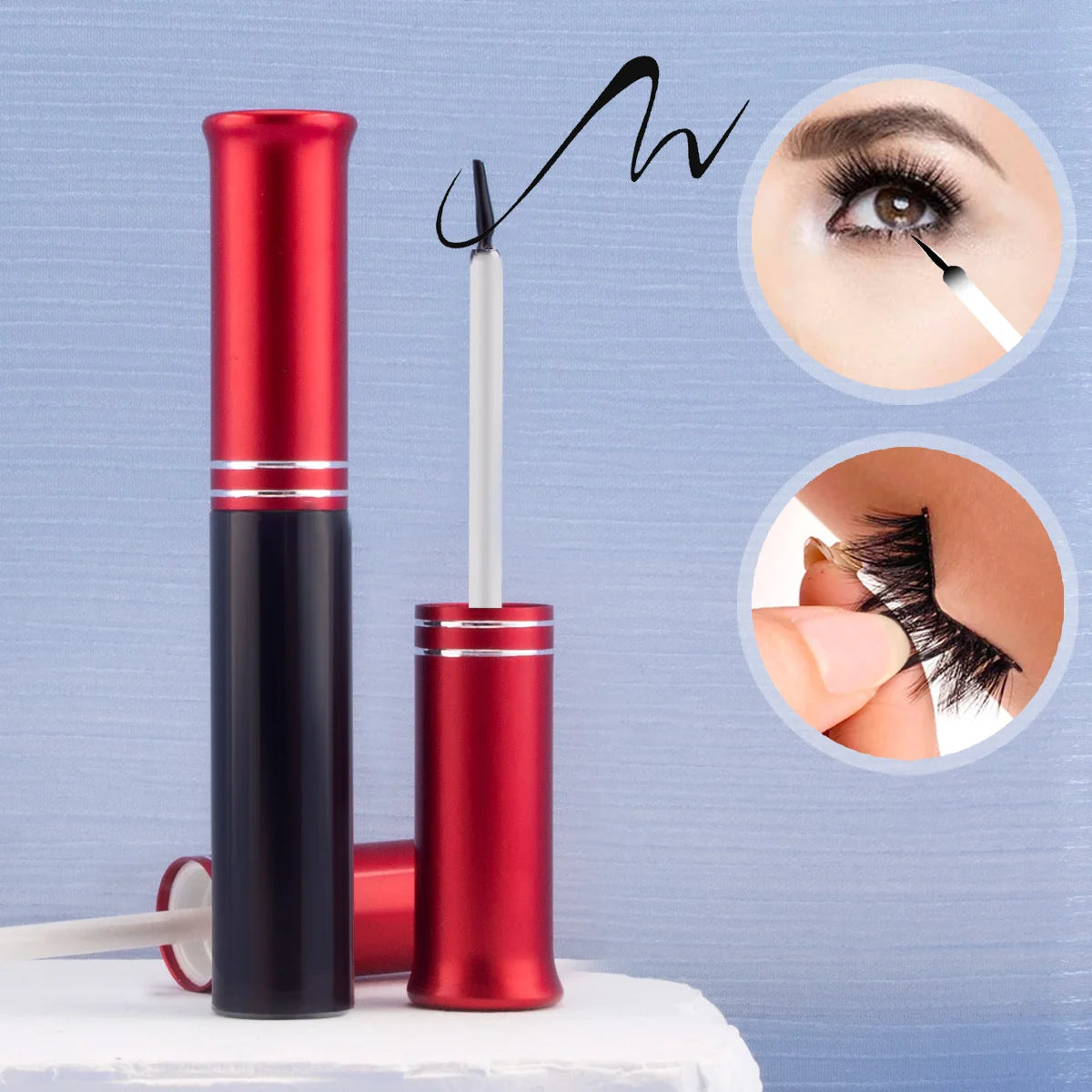 Disposable false eyelash glue lasting mild waterproof non-irritating cosmetic adhesive