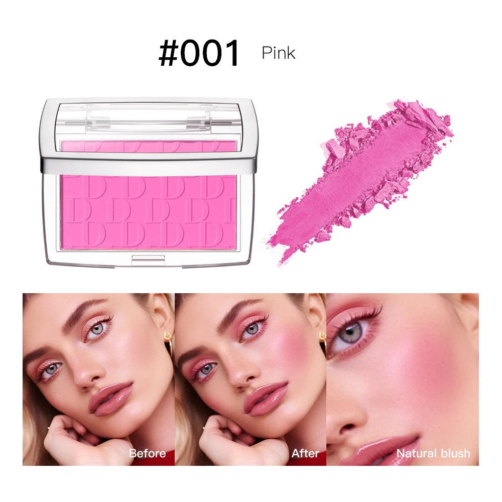 Single Color Blush Silky Texture High Color Rendering No Powder Feeling Low Saturation Long-lasting Natural Matte Blush Cream