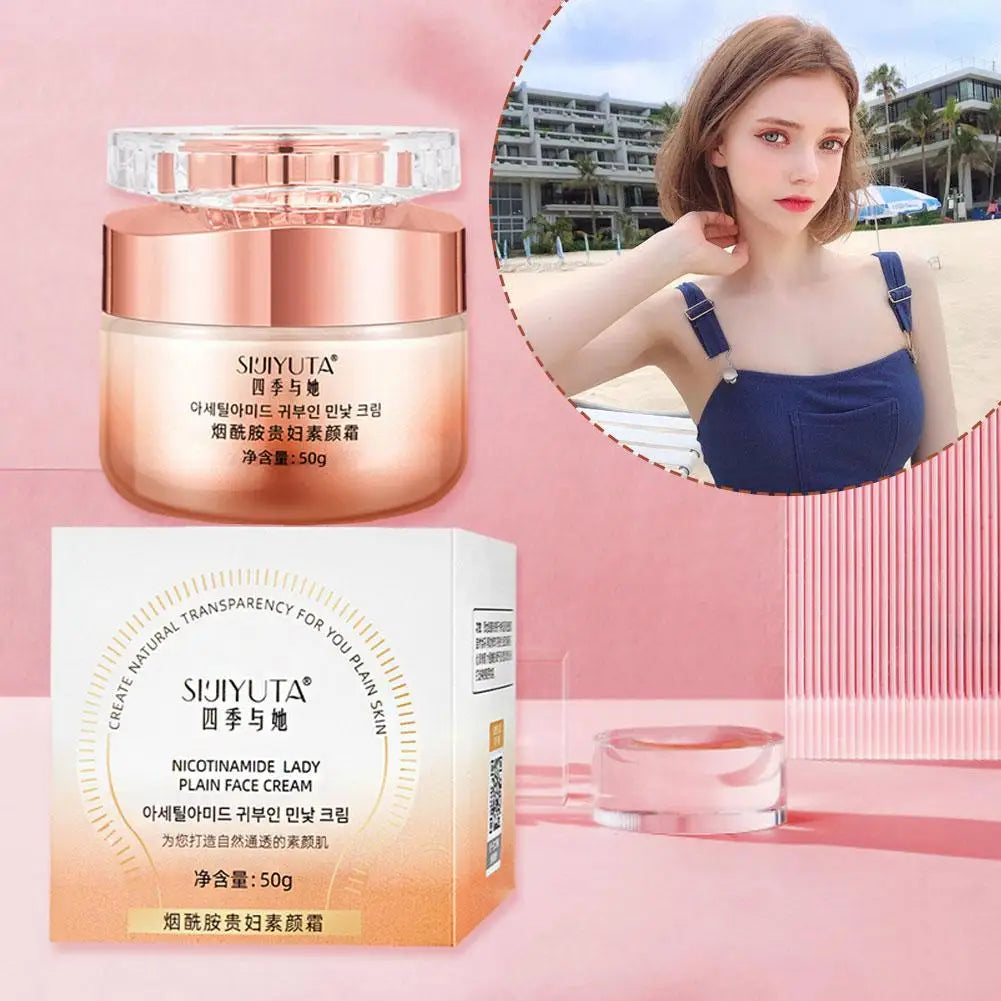 Moisturizing Concealer Smooth Tone-Up Cream Skin Shrink Pores Concealer and Isolation Cream Cosmetics Makeup 30g/50g