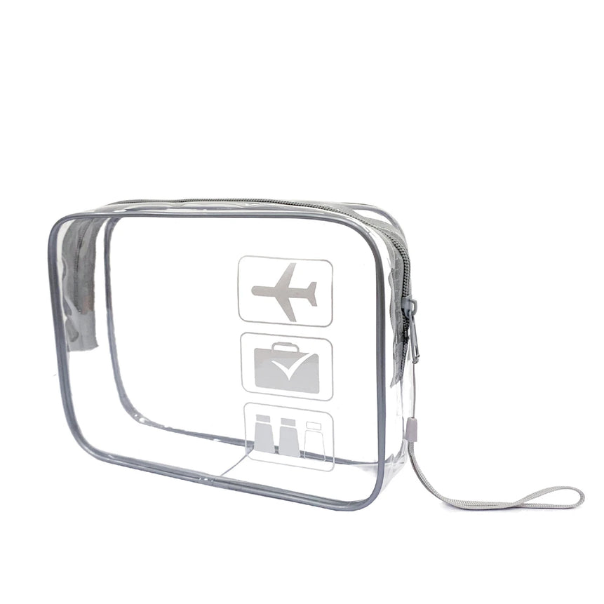 YANZAI Transparent Zipper Makeup Bag Organizer Box Men Women Travel Clear Cosmetic Bag Waterproof Toiletry Wash Make Up Bags