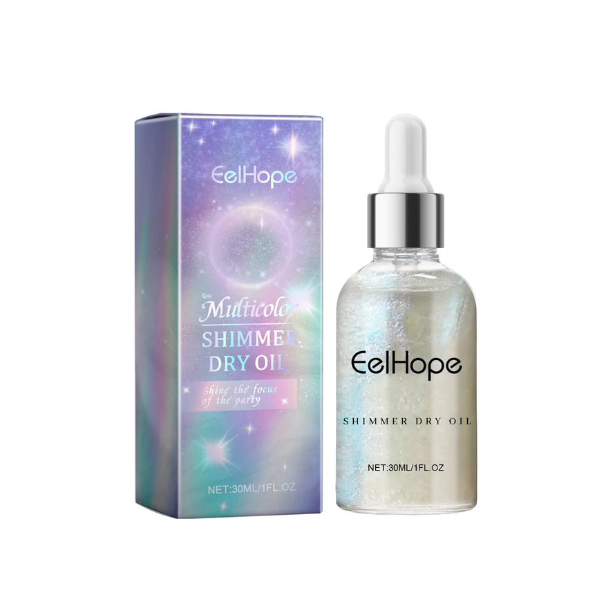 Eelhope High Gloss Glitter Spray Highlighter Powder Quick Dry For Skin Hair Face Halloween Carnival Birthday Party Sparkle