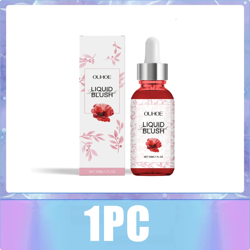 Liquid Blusher Long-Lasting Coloring Antioxidant Healthy Natural Ruddy Cheek Versatile Moisturizing Lipstick Eye Shadow Makeup