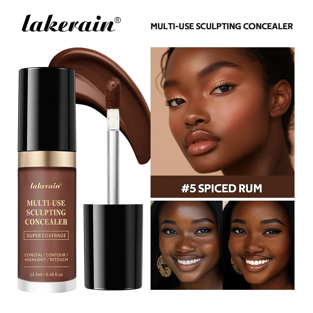 Waterproof Liquid Matte High Coverage Oil Control Circles Foundation Makeup Cosmetics
