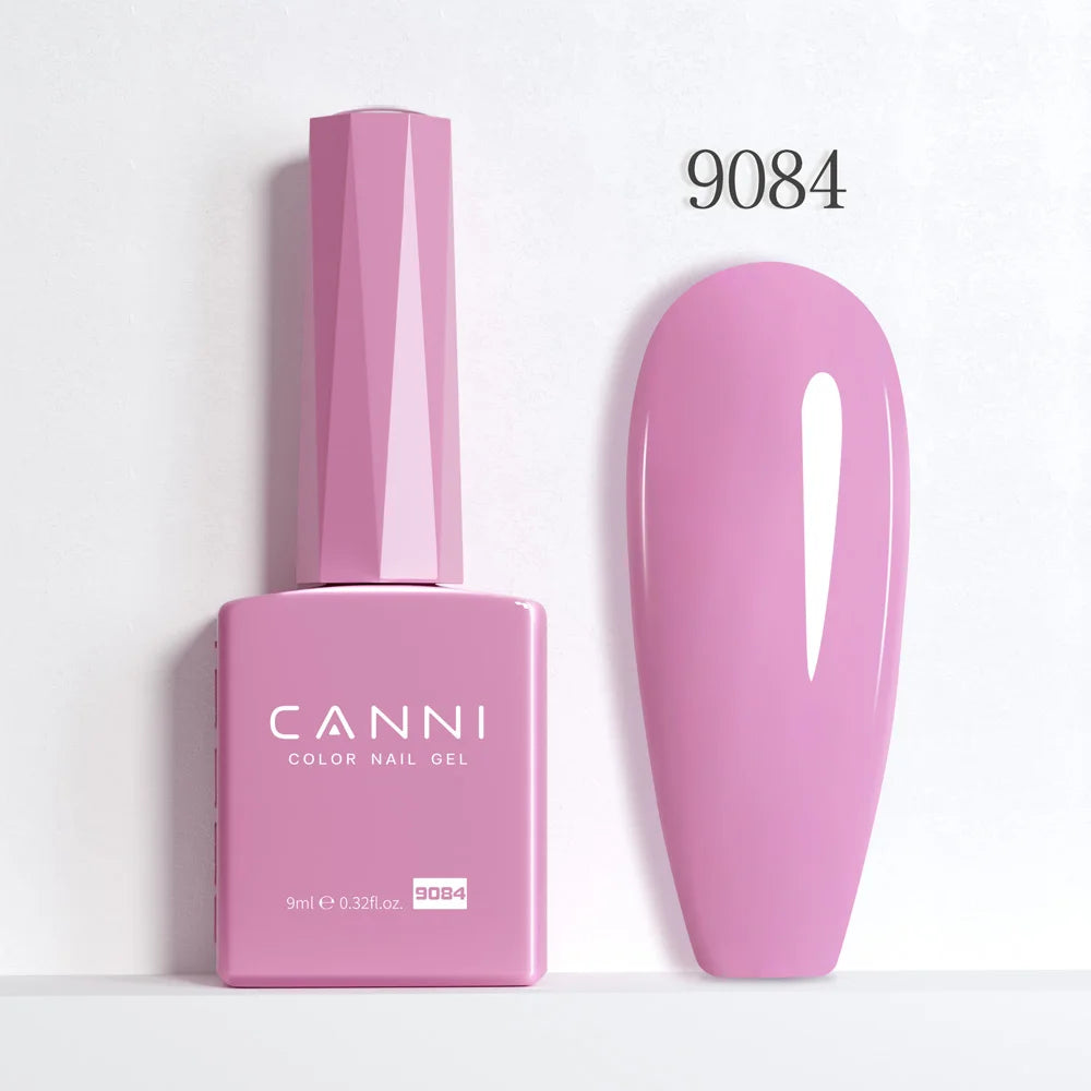 9ml CANNI HEMA/TPO FREE Nude Pink Color Nail Gel Polish Full Coverage Semi Permanent Long Wear Top Coat Venalisa Gel Varnish