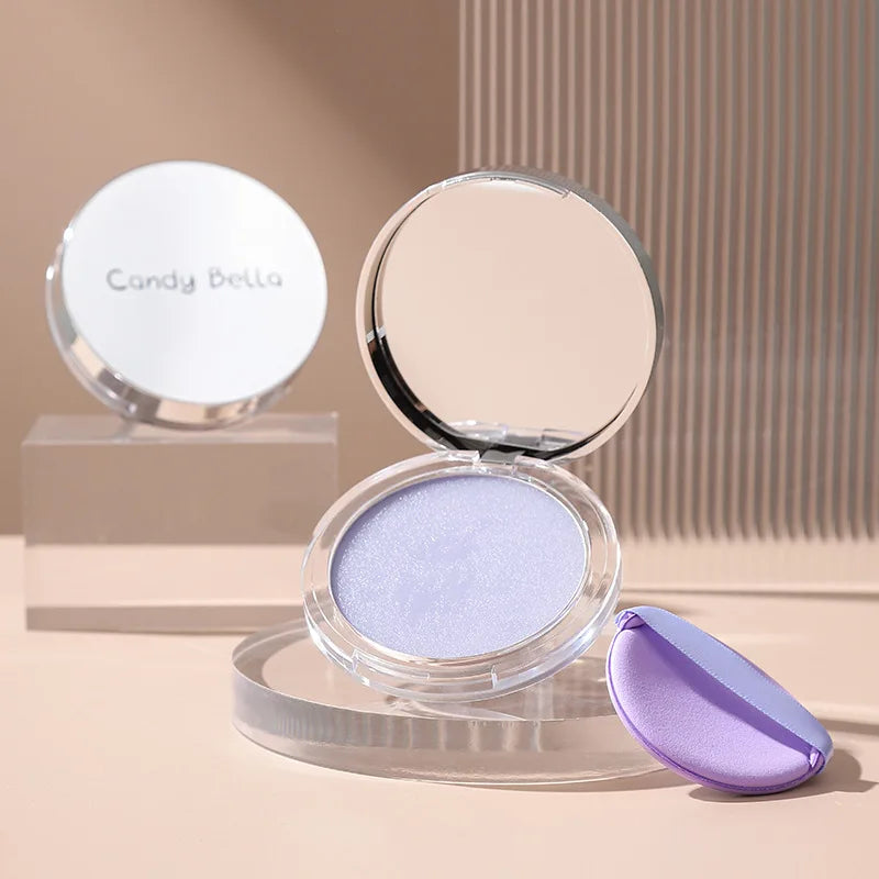 1PC Candy Bella Candy Blue Sky Cloud powder Skin friendly Natural Face Long lasting Powder Cosmetics