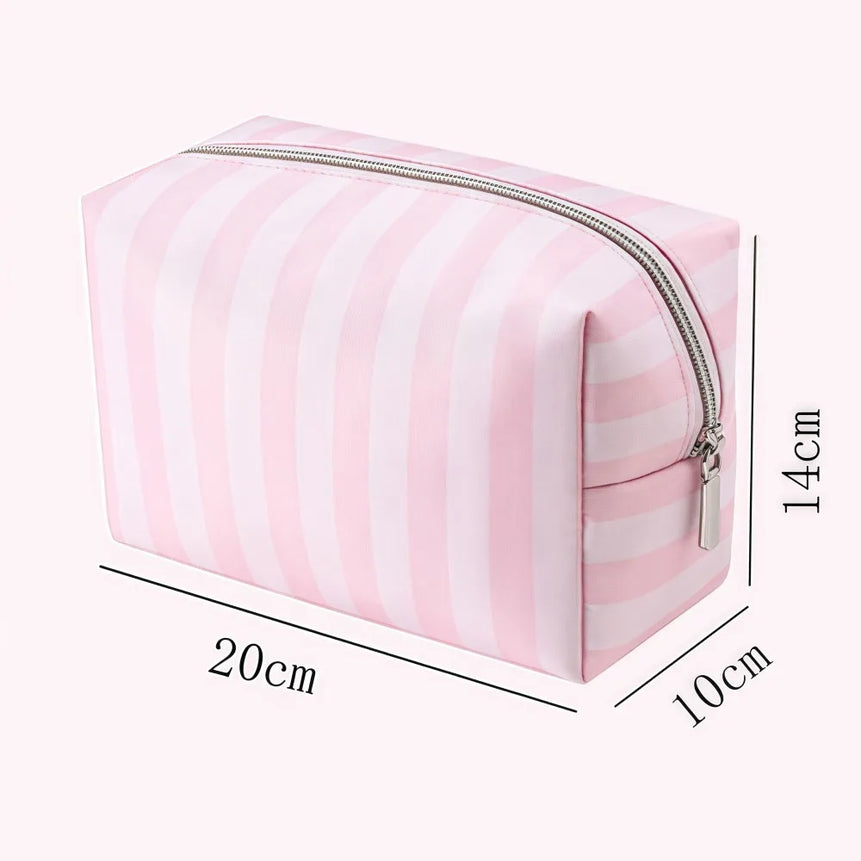 Large Capacity Handheld Makeup Bag Portable Oxford Cloth Cosmetic Storage Bag Travel Design Minimalist Style Wash Bags