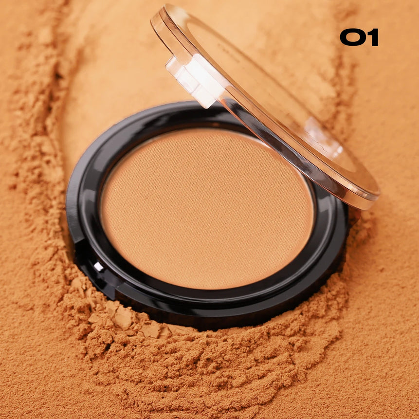 Professional Matte Contour Powder Palette - Long-Lasting Bronzer & Highlighter Makeup Kit for 3D Face Shaping,