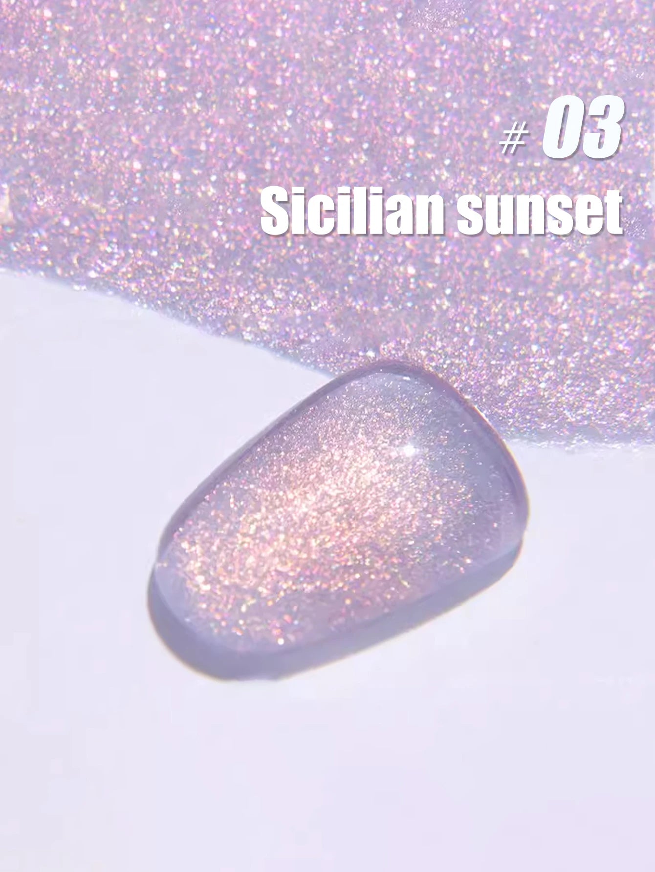 MIANEL1-12pcs 12ML Pink Blue White Green Series With Explosive Glitter Gel Nail Polish, Popular Yun Brocade Diamond Gel Polish