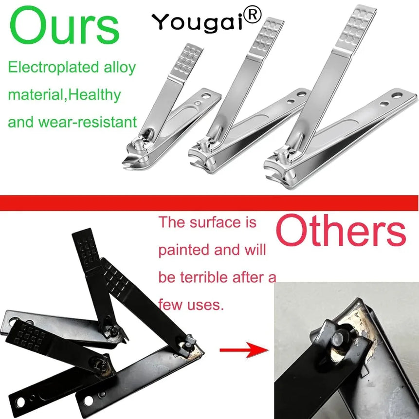 18Piece Stainless Steel Nail Clippers Set for Fingernail and Toenail Trimming Professional Manicure and Pedicure Kit with Luxur