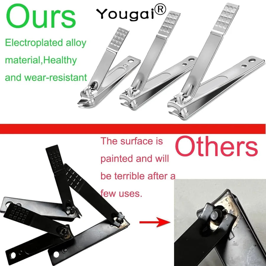 18Piece Stainless Steel Nail Clippers Set for Fingernail and Toenail Trimming Professional Manicure and Pedicure Kit with Luxur