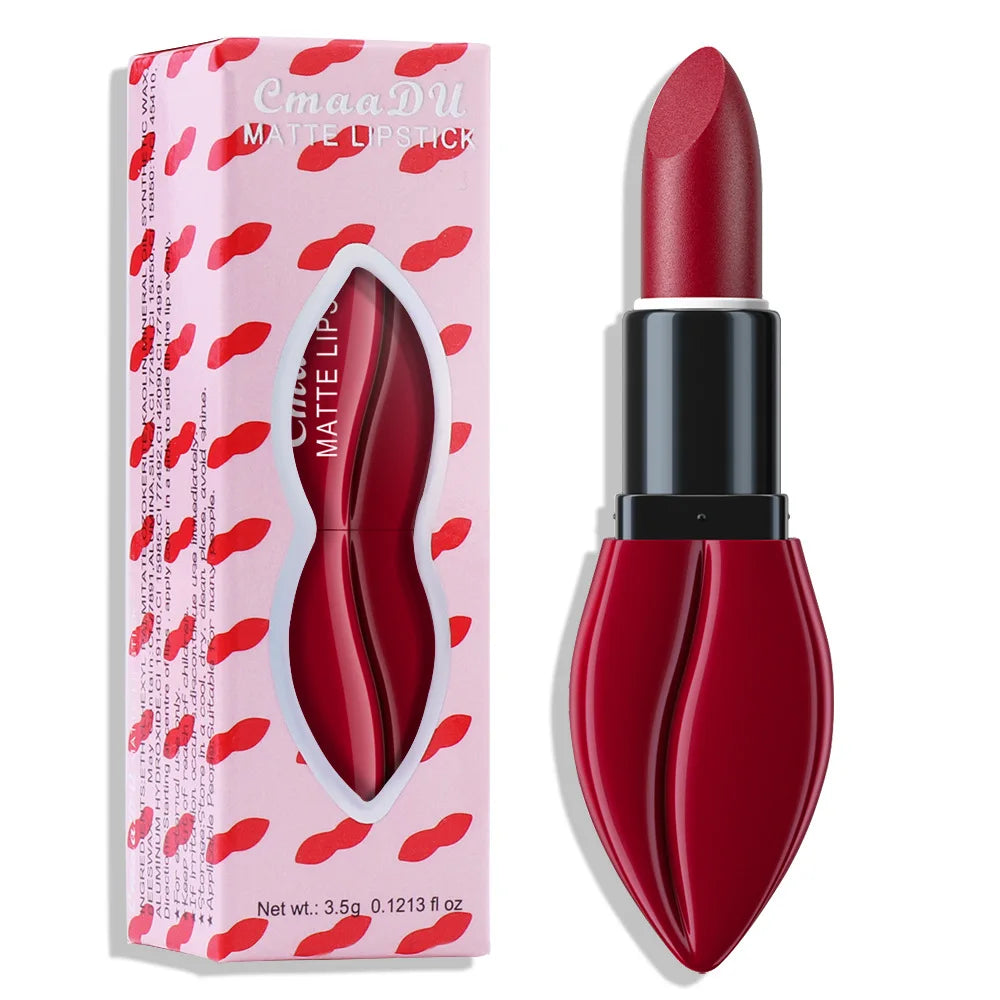 CmaaDu matte lipstick full and rich colors natural moisture comfortable fine and smooth texture long-lasting and easy to apply