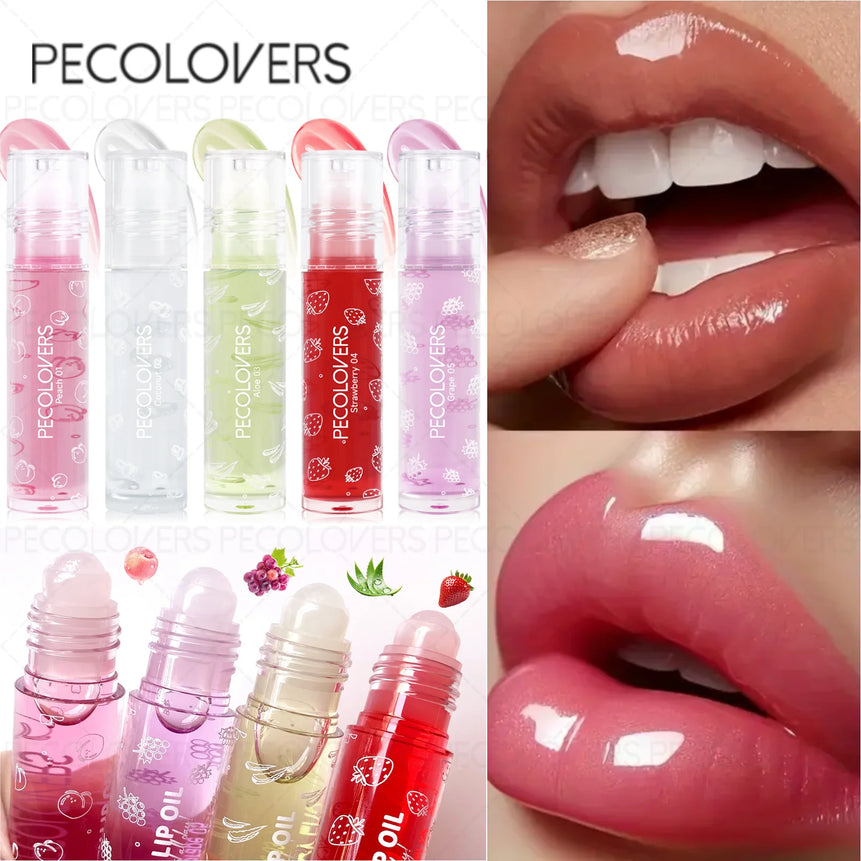 1PC Long-lasting Ball Lip Oil - High-gloss, Moisturizing, Plumps Lips, Various Options, For Charming Makeup