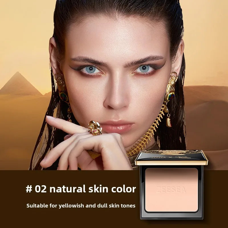 ZEESEA Pressed Mineral Makeup Natural Powder Foundation with Finishing Powder Medium to Full Coverage Vegan Friendly