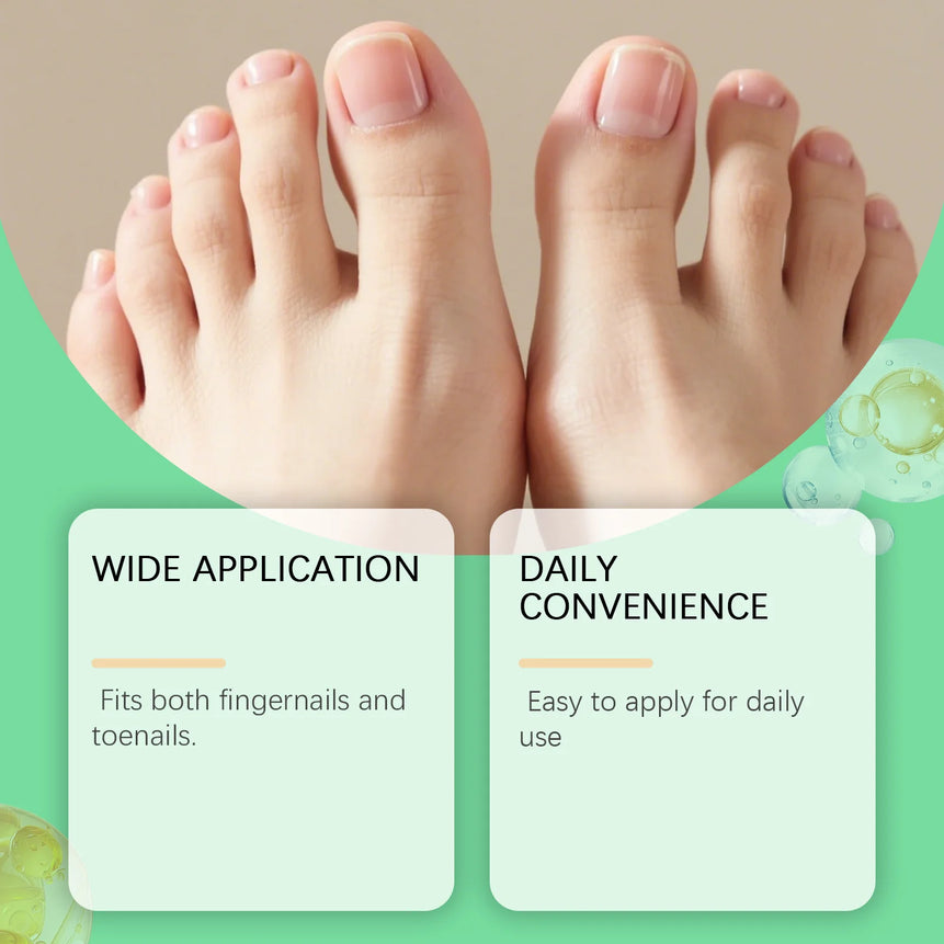 Hyaluronic Acid Nail Hardener Nourish Brittle Hands Feet Nails Repair Dry Breakage Nails Gloss Growth Nail Strengthening Drops