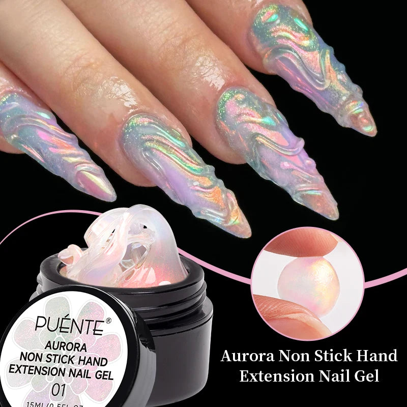 PUENTE 7.5ML Vibrant Blue Cat Eye Gel Nail Polish High Glossy Long-Lasting Soak Off UV Semi-Permanent Nail Art Varnish Manicure