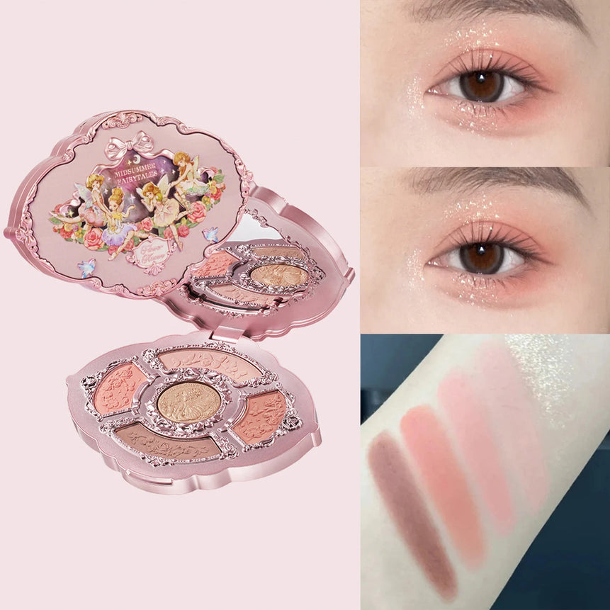 Flower Knows 2026 Bunny Garden Makeup Palette Cute Rabbit Themed Eyeshadow Blush Highlight All In One Cosmetic Collection