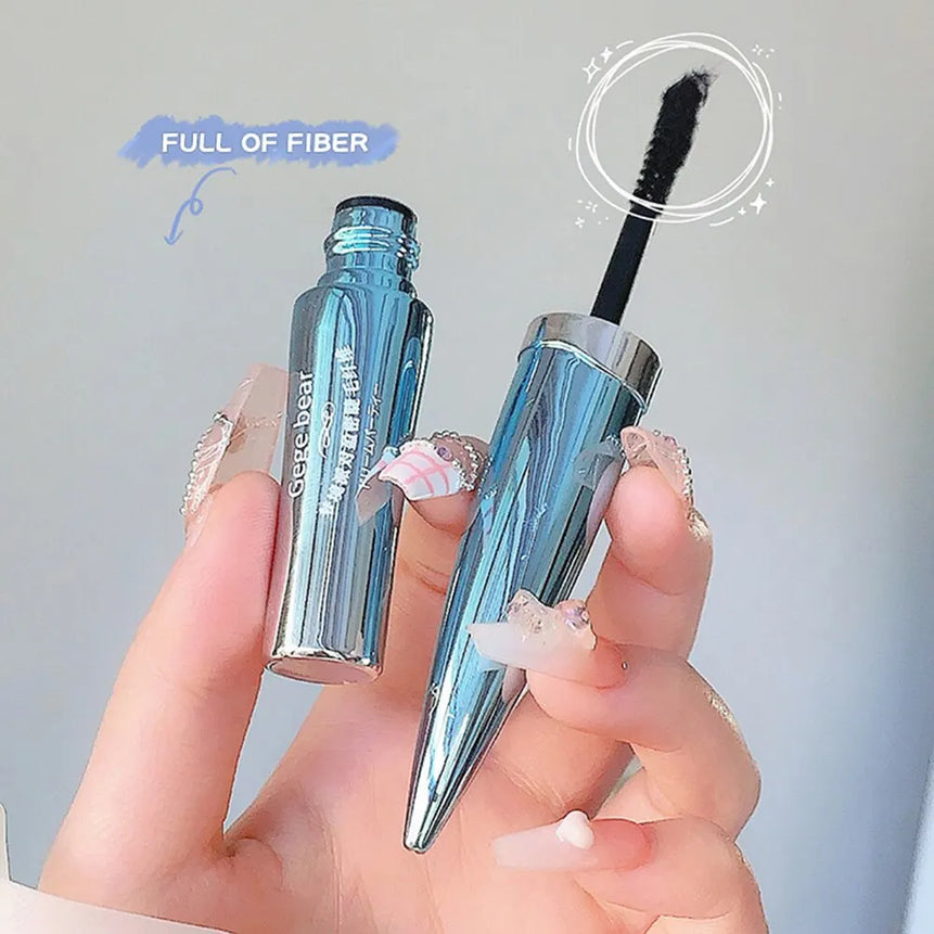 Gege Bear Dream Party Curly Black Sun Flower Mascara Cute Design All Day Long-Wearing Lash-Lengthening Thick Volume Eyelashes