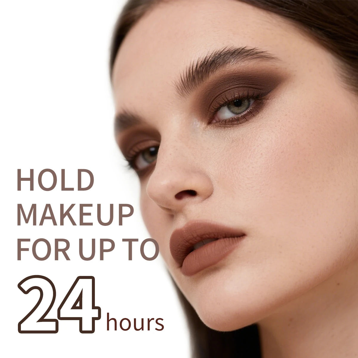 Single brown smoky matte eyeshadow palette set - Featuring shiny, portable, long-lasting bright silk single-color eyeshadows.