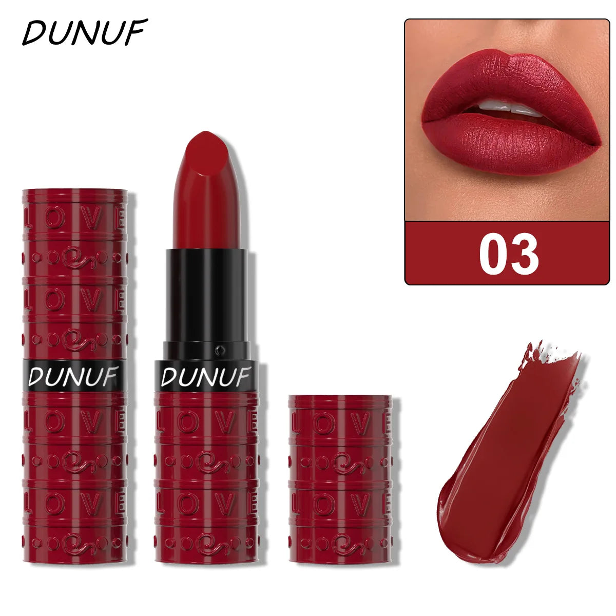 Velvet Sexy Lipstick Waterproof Long Wearing Non Transfer Sweat Proof Lip Gloss Moisturizing Hydration 3 Colors