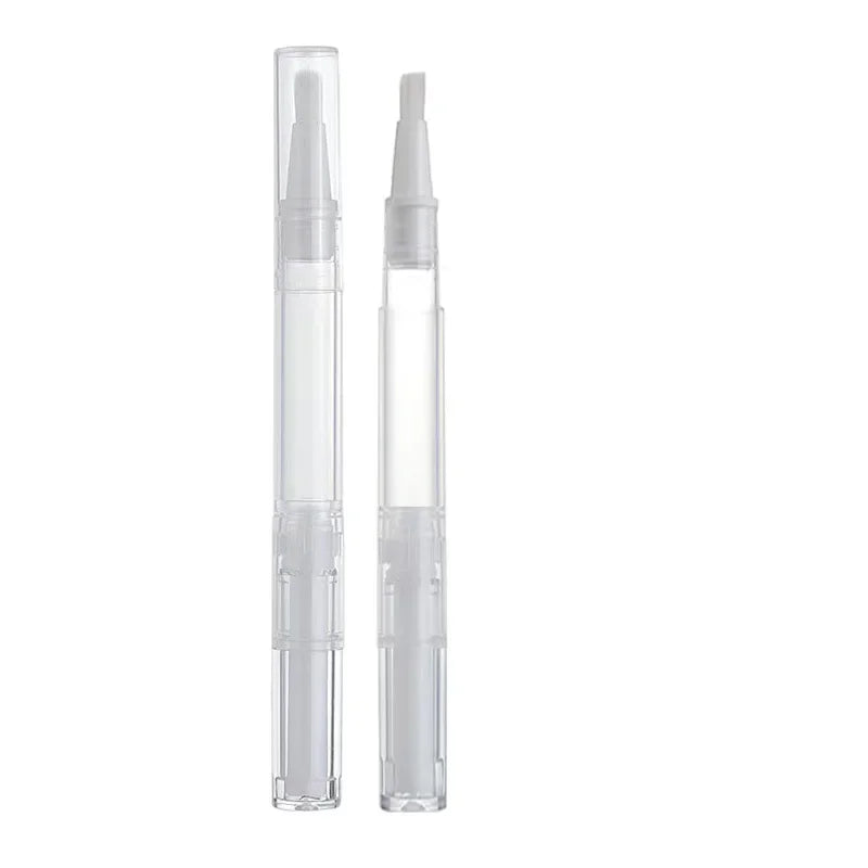 50/100pcs 3/5ML Empty Nail Oil Pen with Brush Transparent Twist Cuticle Oil Pen Cosmetic Container Pen Lip Gloss Tube wholesale