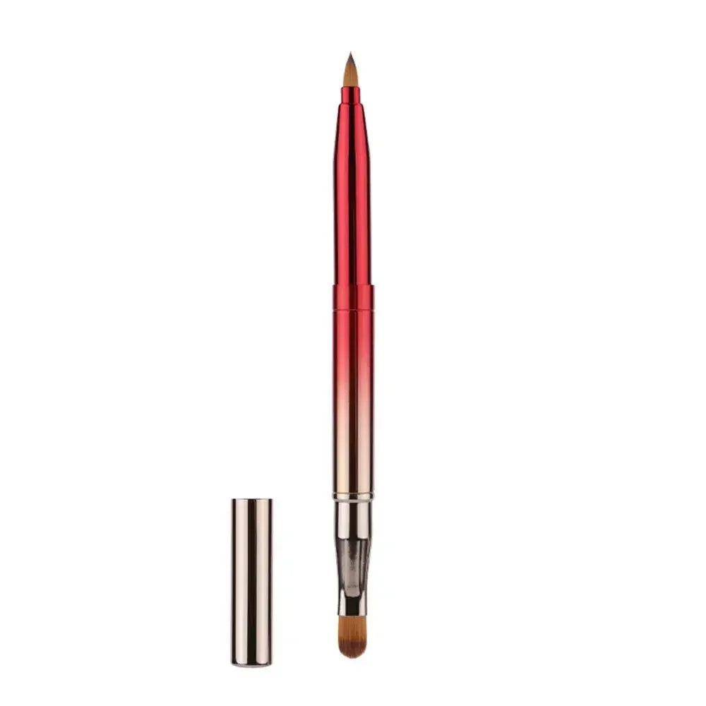 Fashion Lip Brush Makeup Tools Portable Eyeline Brushes Retractable Lipstick Brush With Protect Cap Cosmetic Beauty Tool