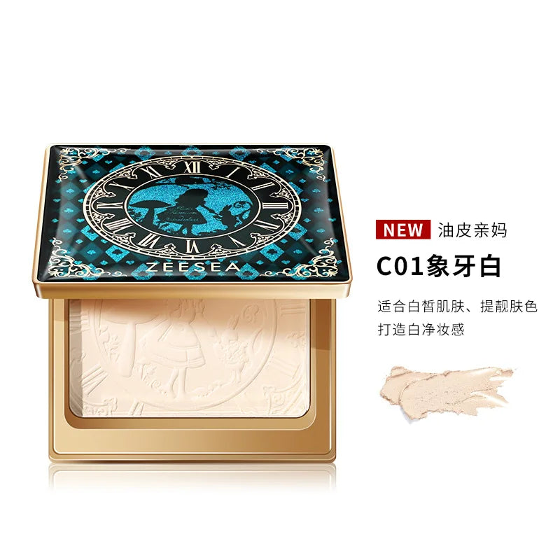 ZEESEA Compact Foundation Powder Natural Light Coverage Matte Soft Waterproof Oil Control Powder